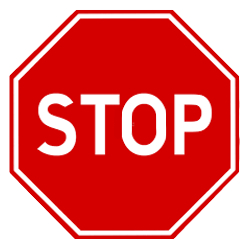 Znak drogowy B-20: stop
