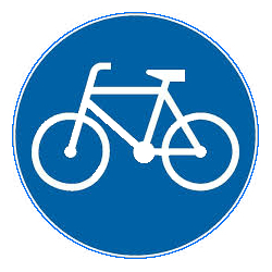 Znak drogowy C-13: droga dla rowerów